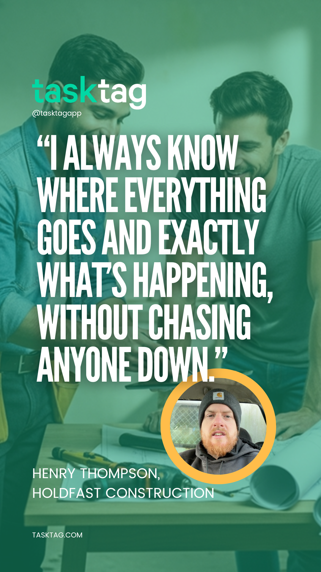 Watch Henry Thompson's Story — Holdfast Construction